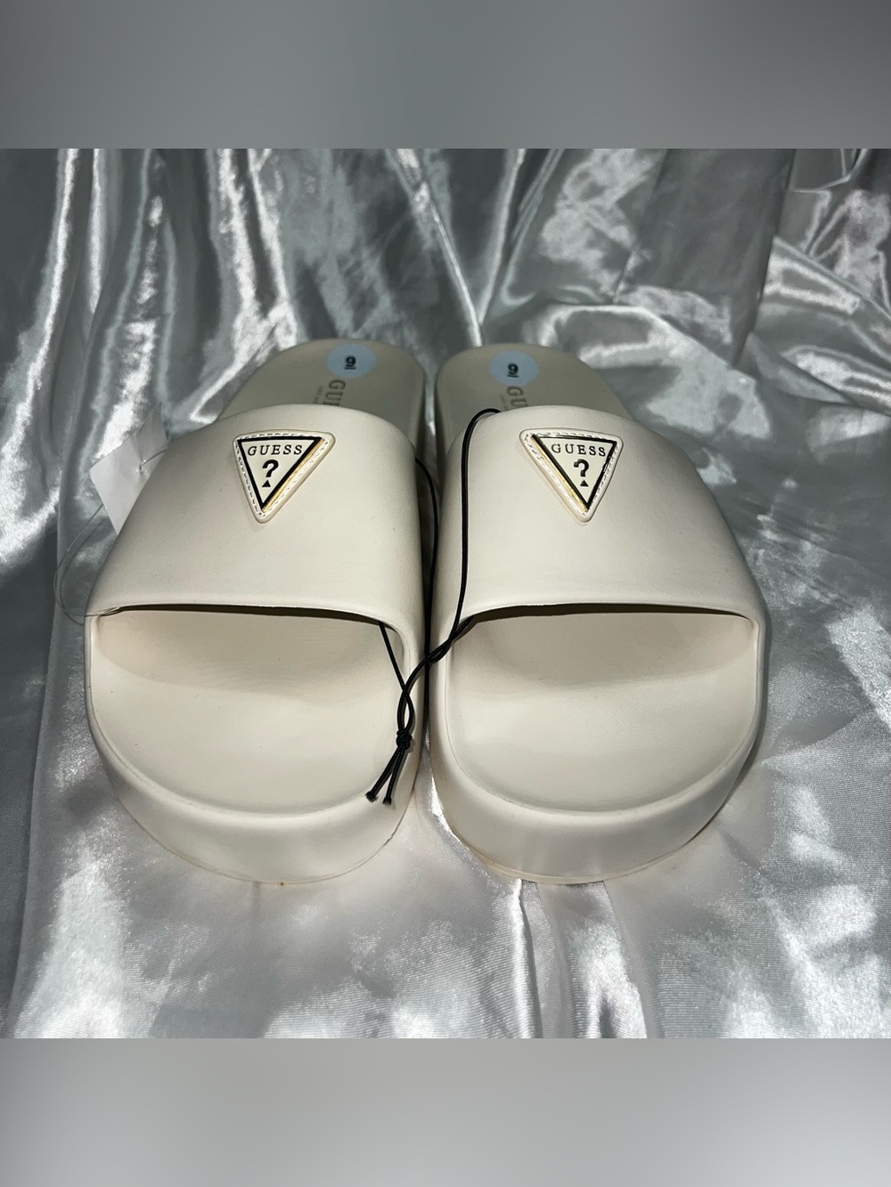 Guess vanilla platform scuba slide sandals